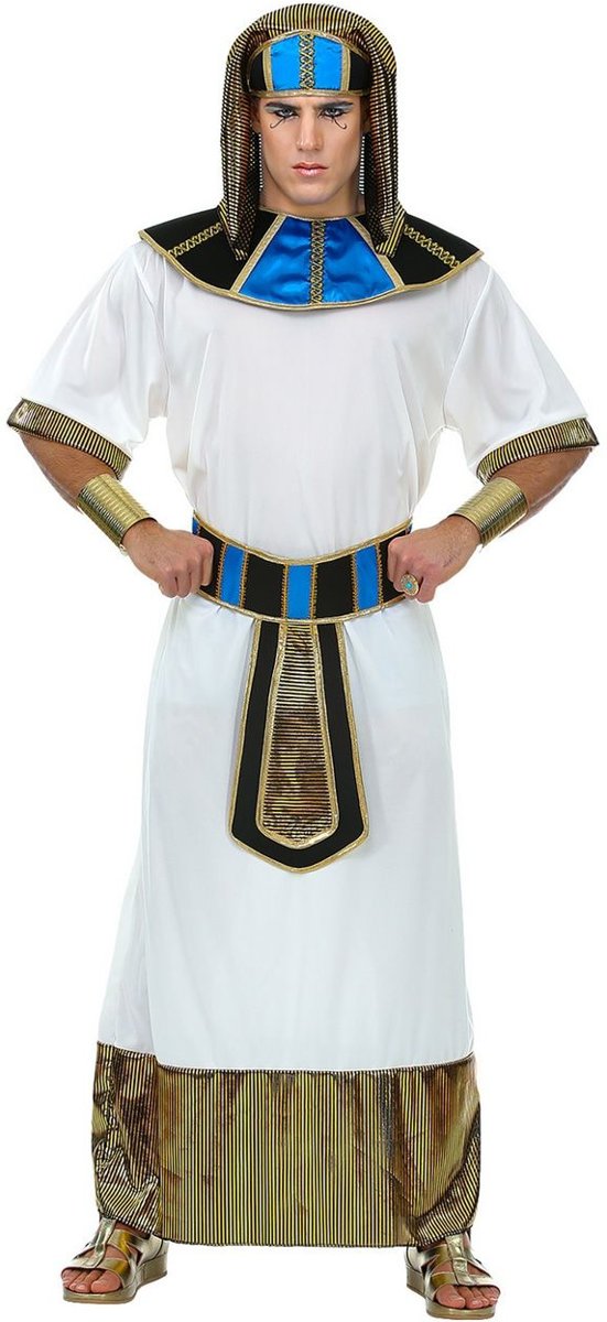 Egypte Kostuum | Heerser Van De Nijl Farao Thoetmoses | Man | Medium / Large | Carnaval kostuum | Verkleedkleding